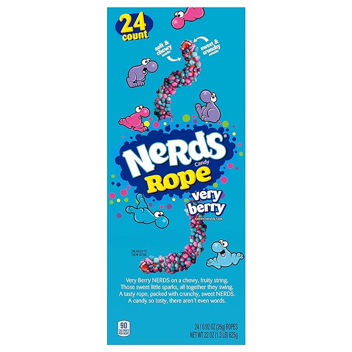 Nerds Rope Very Berry 26g - 24er Pack