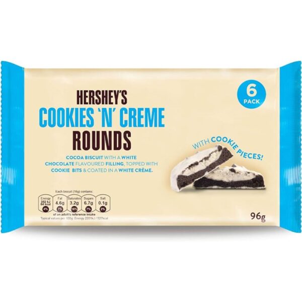 HersheyÕs Cookies n Creme Rounds 12x 96g