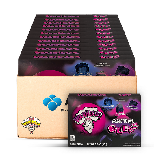 Warheads Galactic Mix Cubes 12x 99g