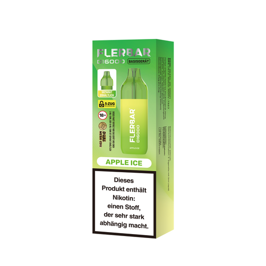 Flerbar D16000 Apple Ice - 1er