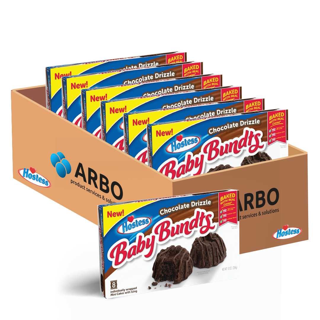 Hostess - Baby Bundts Chocolate 6x 284g