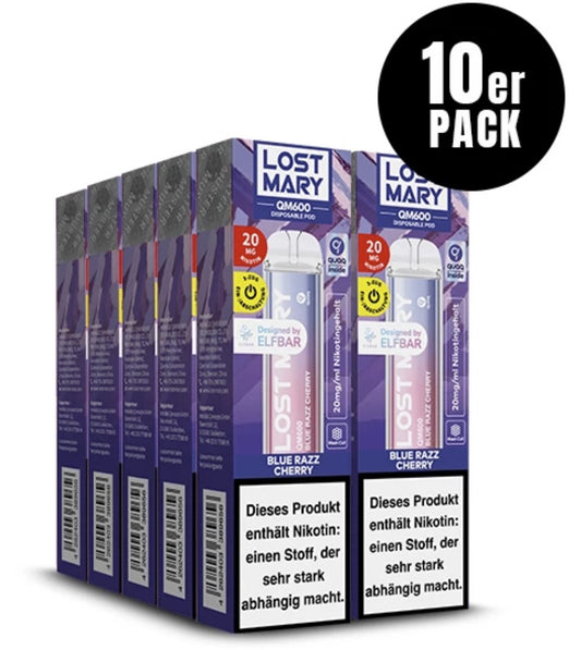 Lost Mary QM  - Blue Razz Cherry - 10er Pack