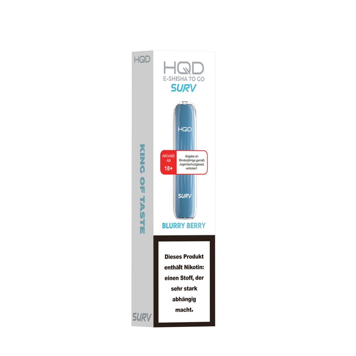 HQD Surv 18mg/ml Blurry Berry - 10er Pack