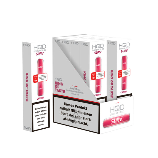 HQD Surv 18mg/ml Cherry - 10er Pack