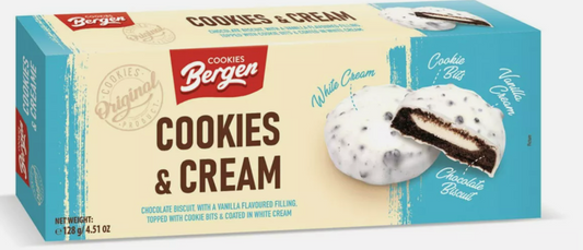 Bergen - 128g Cookies & Cream