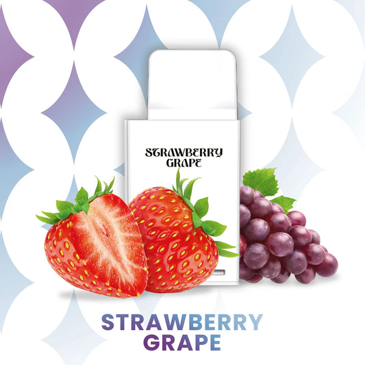 LaFume Cuatro Pod - Strawberry Grape - 10er Pack