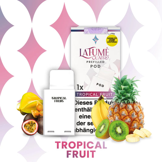 LaFume Cuatro Pod - Tropical Fruit - 10er Pack