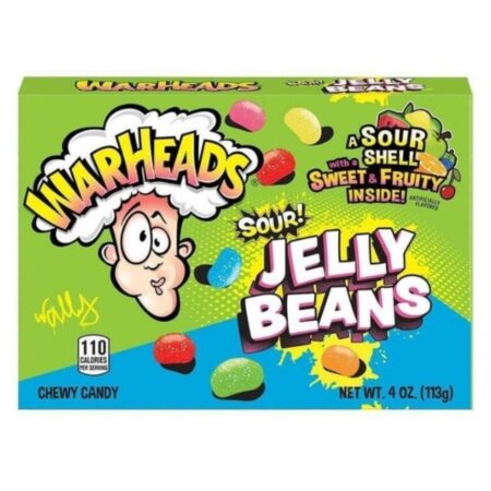 Warheads Sour Jelly Beans 12x 99g