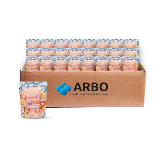 Frosty Bites – Gummy Peach Ring 50g