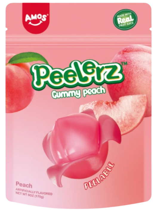 Amos Peelerz Gummy - Peach 65g