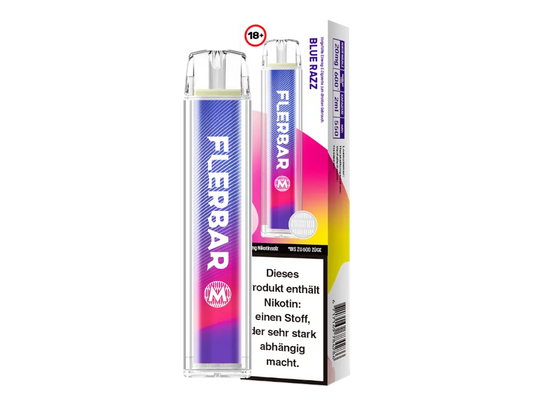Flerbar M 600 Einweg - Blue Razz - 1er
