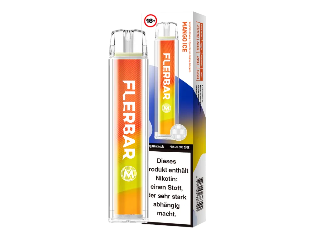 Flerbar M 600 Einweg - Mango Ice - 1er