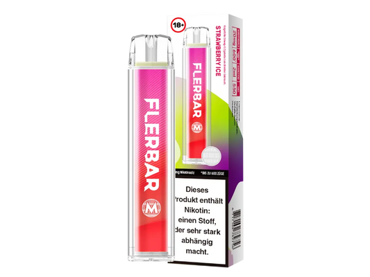 Flerbar M 600 Einweg - Strawberry Ice - 1er