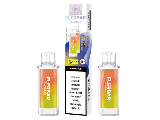 FLERBAR PODS - Mango Ice 2 x 10er Pack