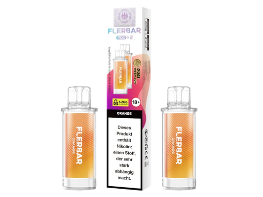 FLERBAR PODS - Orange 2 x 10er Pack