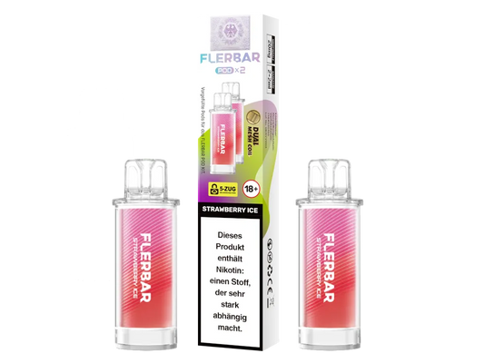 FLERBAR PODS - Strawberry Ice - 2er