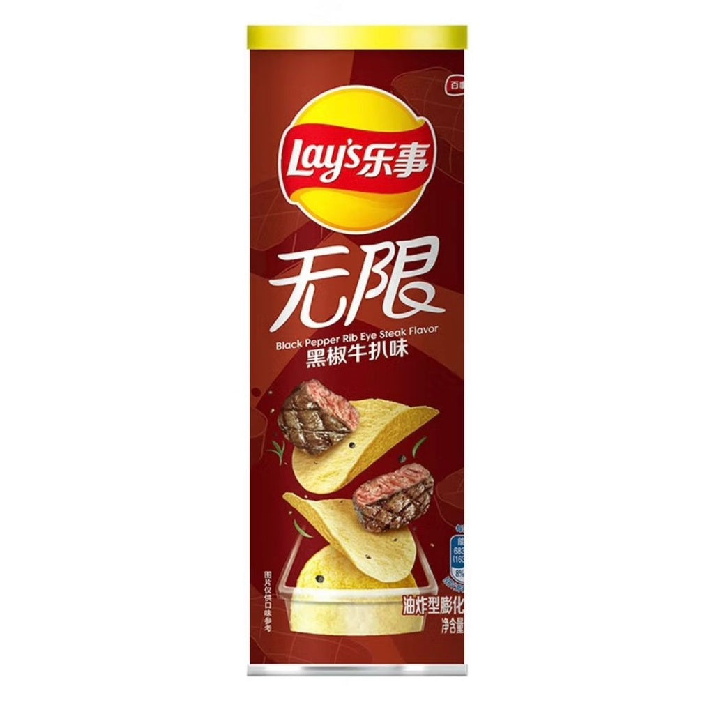 Lays Black Pepper Rib Eye Steak Asia 24x90g