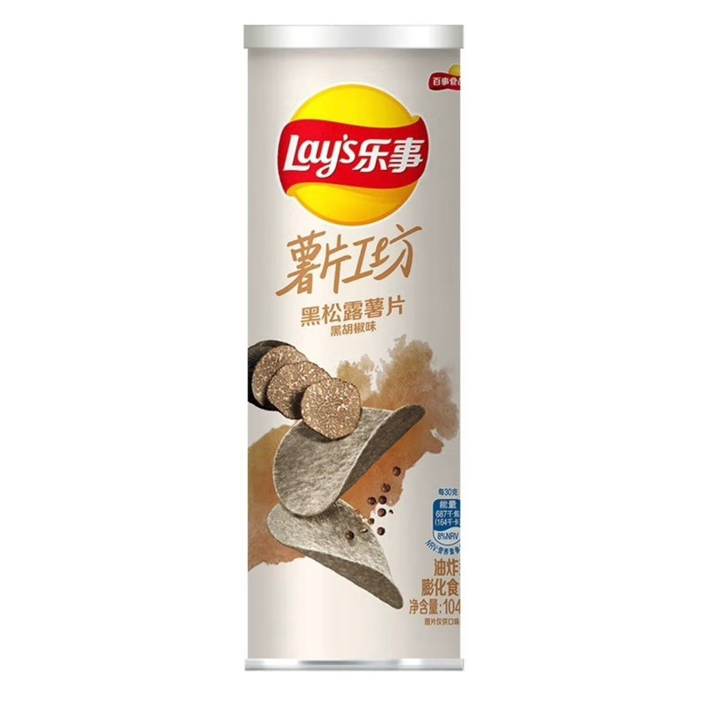 Lay's Black Truffle & Black Pepper Asia 24x104g