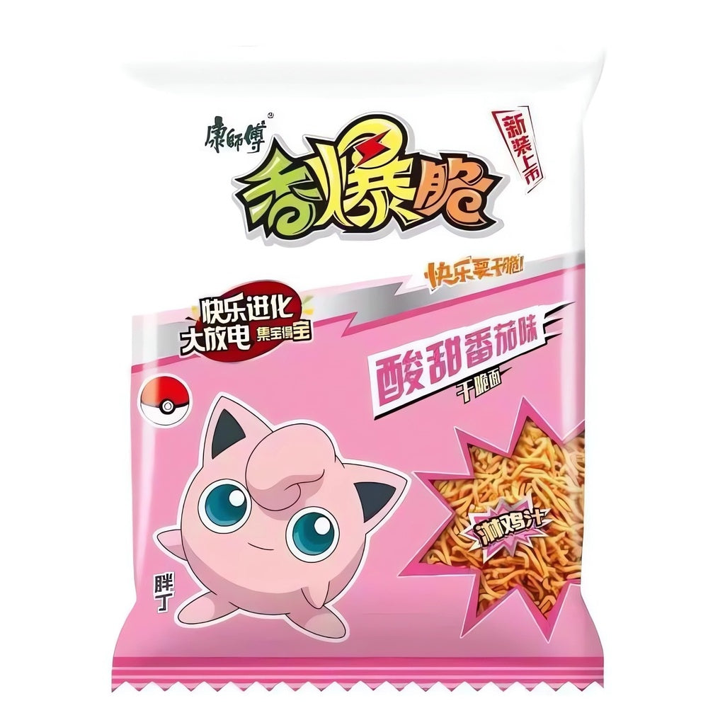 Pokemon Ramen Chips Sweet and Sour Tomato Asia 32x33g