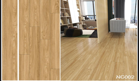 SPC Vinylboden 5,5 mm – Honey| Klicksystem, wasserfest, mit Trittschalldämmung