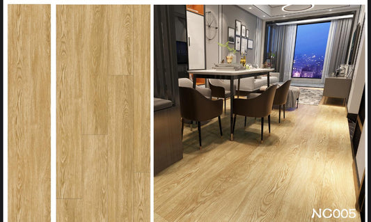 SPC Vinylboden 5,5 mm – Golden | Klicksystem, wasserfest, mit Trittschalldämmung
