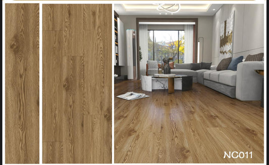 SPC Vinylboden 5,5 mm – Chestnut | Klicksystem, wasserfest, mit Trittschalldämmung