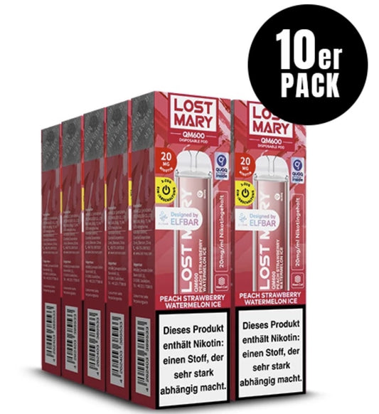 Lost Mary QM  - Peach Strawberry Watermelon ICE - 10er