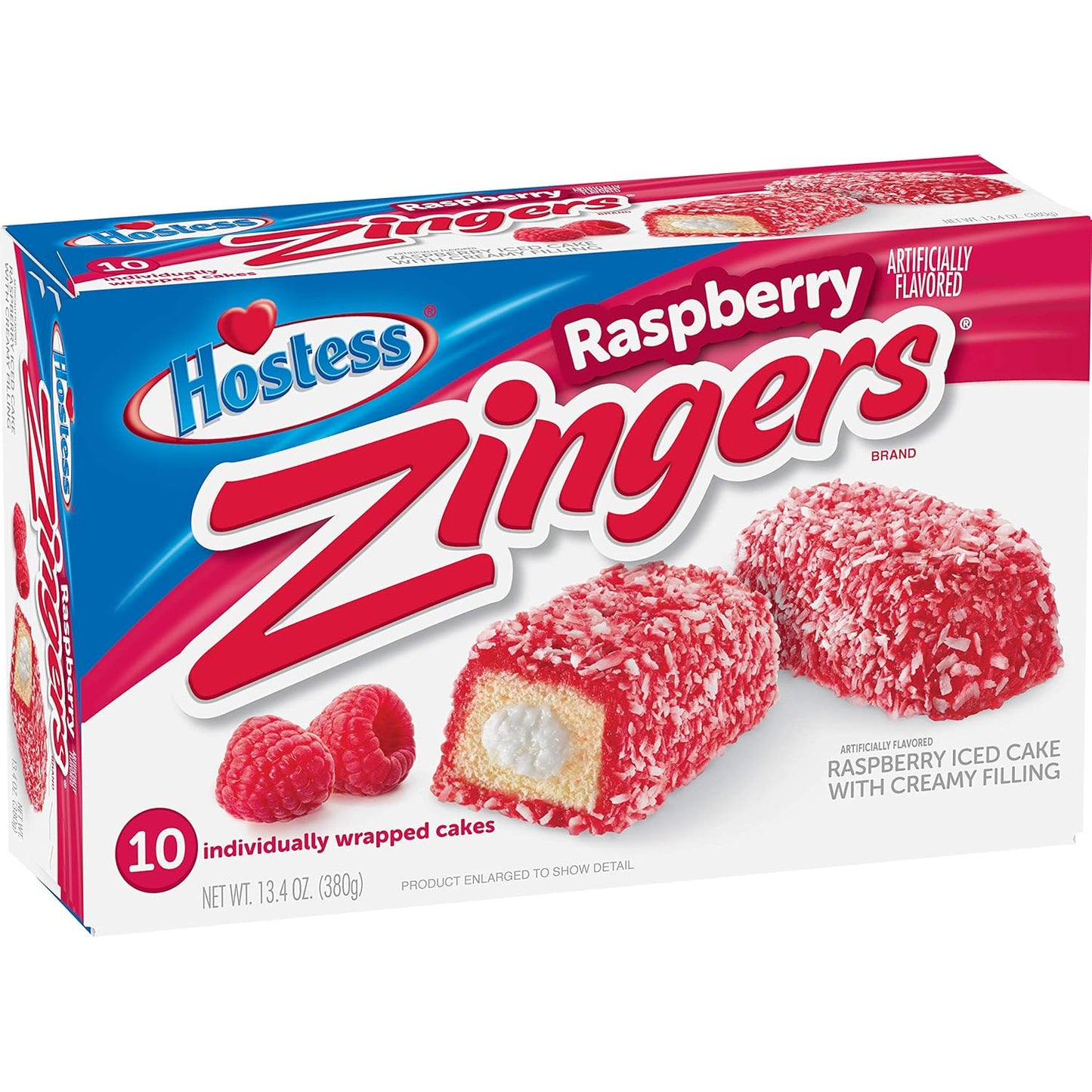 Hostess Zingers Raspberry Iced 6x 360g