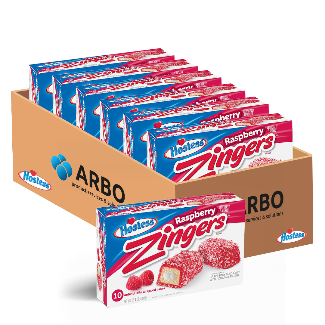 Hostess Raspberry Rolls Hostess - Zingers Raspberry Iced 360g