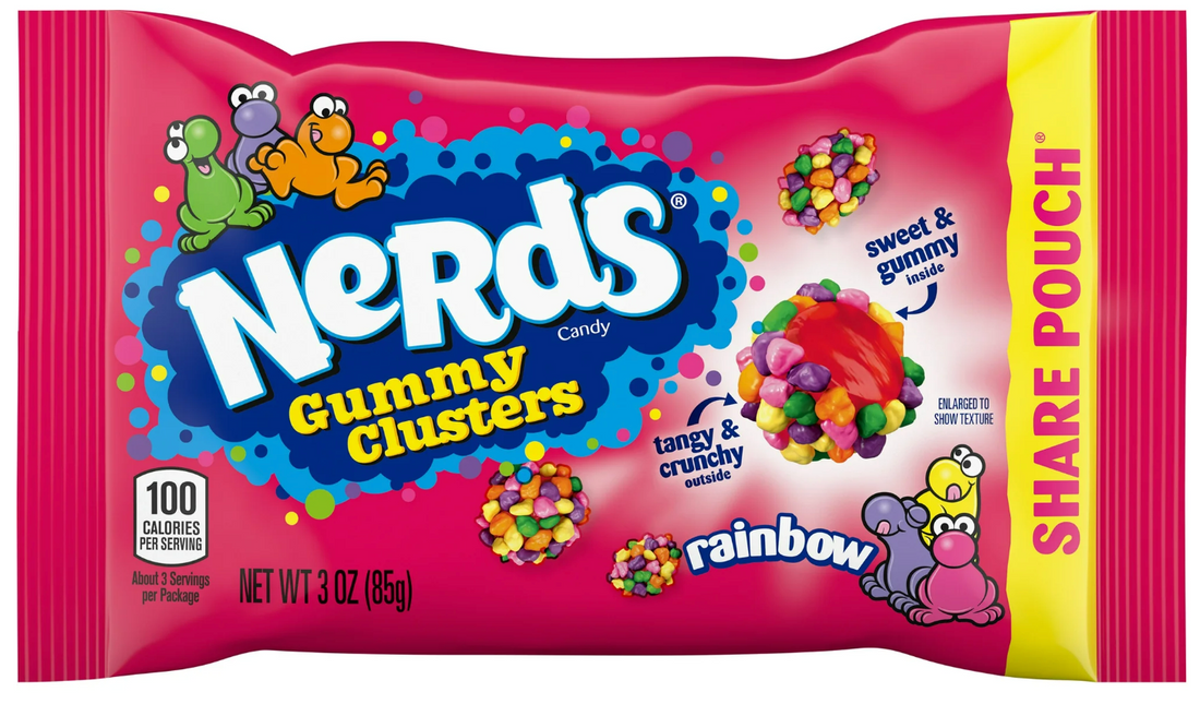 Nerds Gummy Clusters – 85 g Value Bag