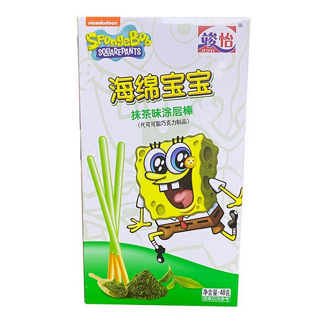 SpongeBob Coated Stick Matcha Asia 36x48g