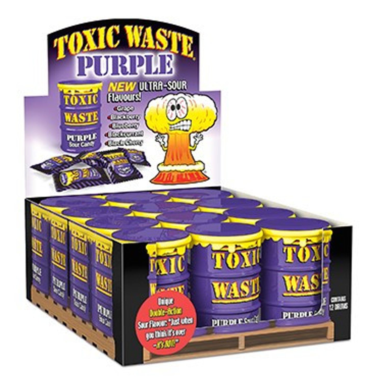 Toxic Waste Purple Drums 12x 48g