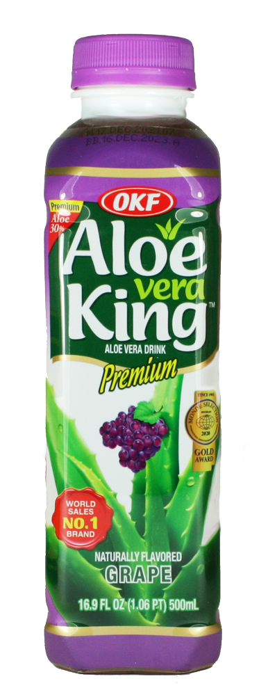 OKF Aloe Vera Drink - Traube 500ml