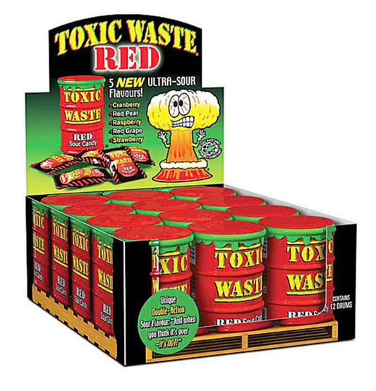 Toxic Waste Red Drums 12x 48g