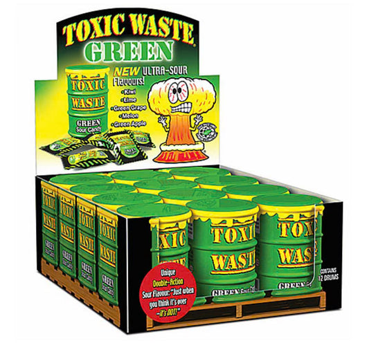 Toxic Waste Green Drums 12x 48g