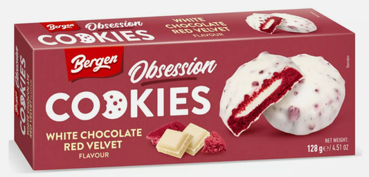 Bergen - 128g White Chocolate Red Velvet