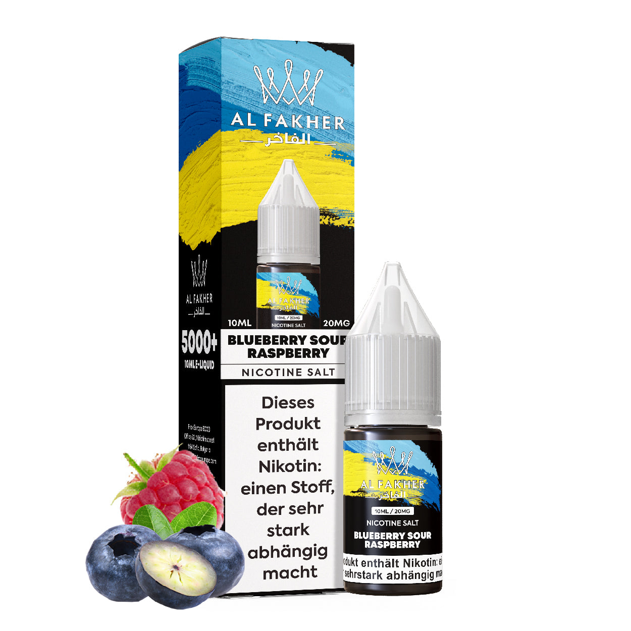 Al Fakher Blueberry Sour Raspberry 10ml 5er Pack – Shisha Nikotinsalz Liquid Großhandel ArBo