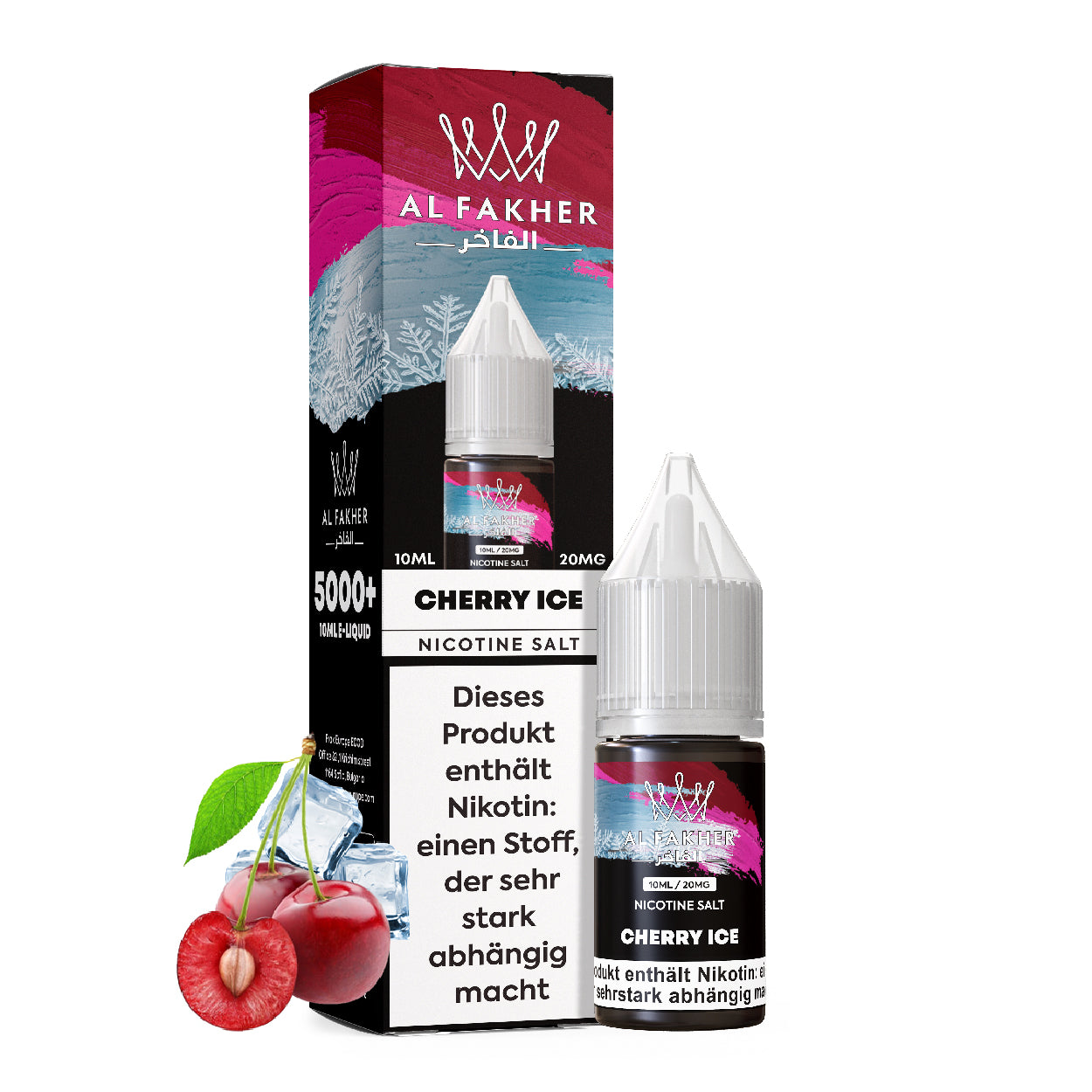 Al Fakher Cherry Ice 10ml 5er Pack – Shisha Nikotinsalz Liquid Kirsche Eis Großhandel ArBo