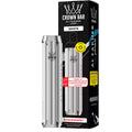 Al Fakher Crown Bar Basisgerät White – wiederaufladbarer Akkuträger (Akku) für das Crown Bar Pod-System, MTL & DTL, Pods separat
