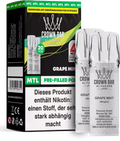 Al Fakher Crown Bar Grape Mint Pods 2er – aromatische Traube mit frischer Minze, vorbefüllter Pod mit 20 mg Nikotinsalz, bis zu 600 Züge.