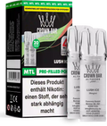 Al Fakher Crown Bar Lush Ice Pods 2er – der Klassiker: saftige Wassermelone mit Menthol-Kühle, MTL Prefilled Pod (2er), bis zu 600 Züge.