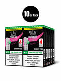 Al Fakher Crown Bar Cherry Fizz 10er Pack – 20 Prefilled MTL Pods (10× 2er, 20mg Nikotinsalz), ELFA/Elf Bar kompatibel, saftige Kirsche mit spritzigem Fizz für herkömmliche Pod-Systeme
