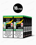 Al Fakher Crown Bar Pods Lemon Mint 10er Pack (10× 2er = 20 Pods) – 20mg/ml Nikotinsalz, MTL Prefilled Pods, ELFA-kompatibel, spritzige Zitrone mit frischer Minze, kompatibel mit gängigen Pod-Systemen
