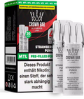 Al Fakher Crown Bar Strawberry Punch Pods 2er – fruchtiger Erdbeer-Punch, sommerlich süß, Prefilled Pod mit 20 mg Nikotinsalz, bis zu 600 Züge.