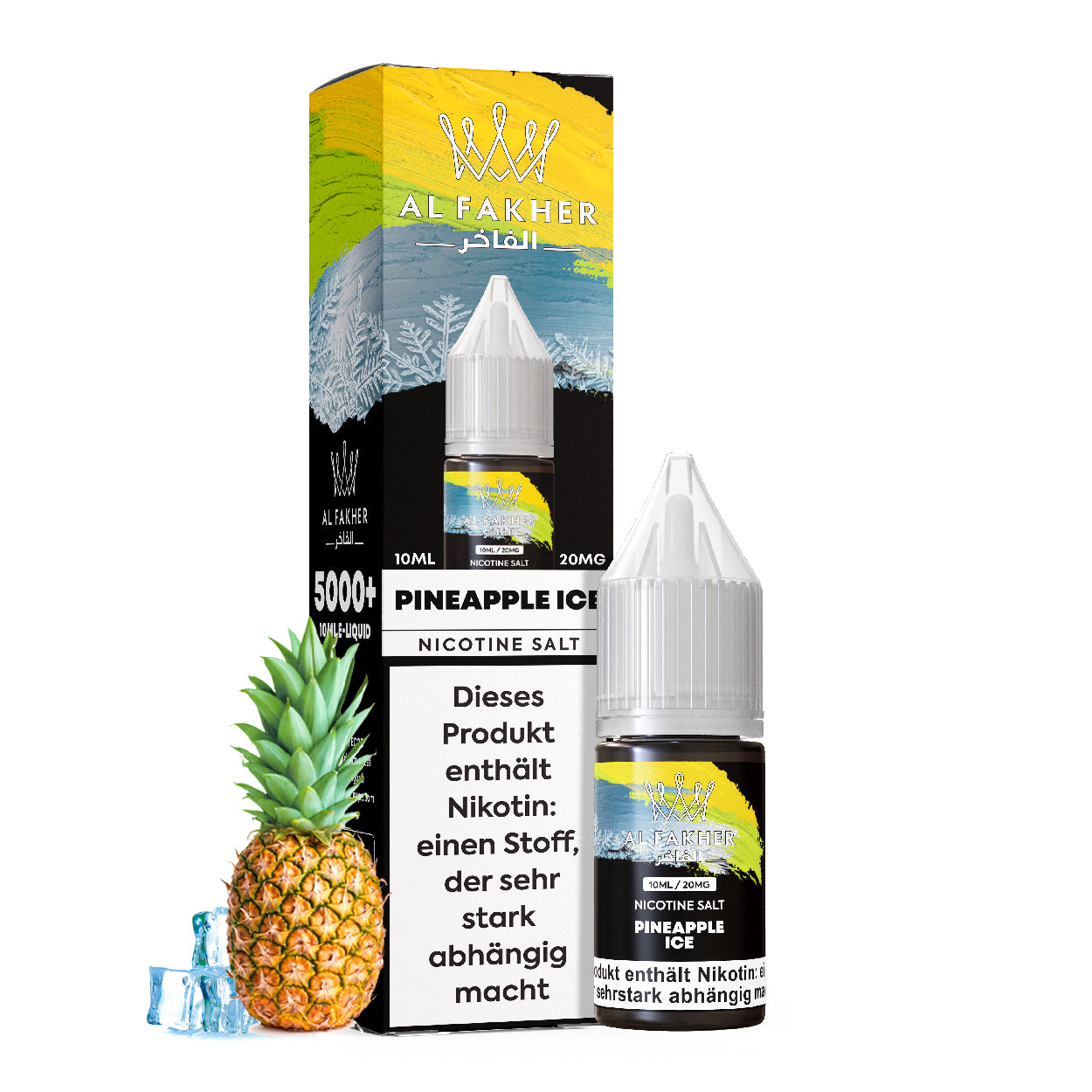 Al Fakher Pineapple Ice 10ml 5er Pack – Shisha Nikotinsalz Liquid Ananas Eis Großhandel ArBo