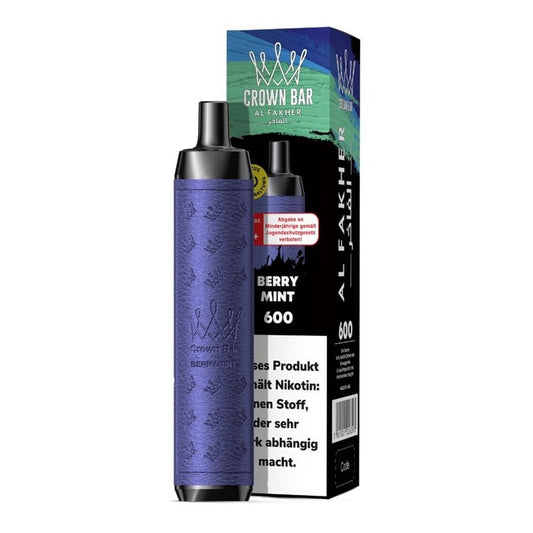 Al Fakher Crown Bar 600 Berry Mint - 10er