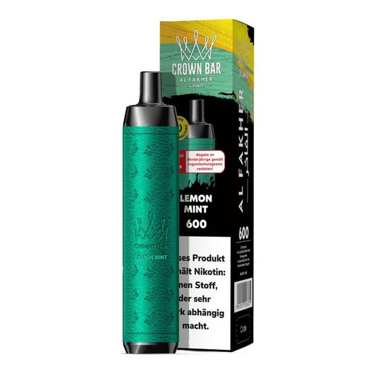 Al Fakher Crown Bar 600 Lemon Mint - 10er