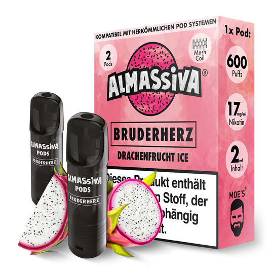 AL MASSIVA Pods Bruderherz - Drachenfrucht Ice - 2er