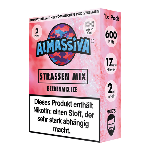 AL MASSIVA Pods Strassenmix - Beerenmix Ice 2er - 10er Pack