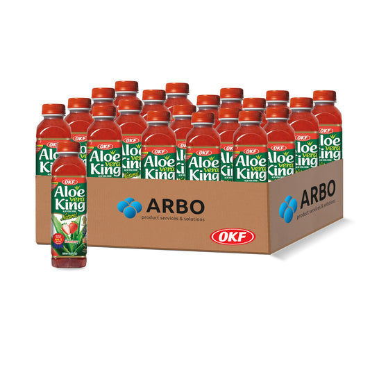 OKF Aloe Vera Drink – Erdbeere 500 ml